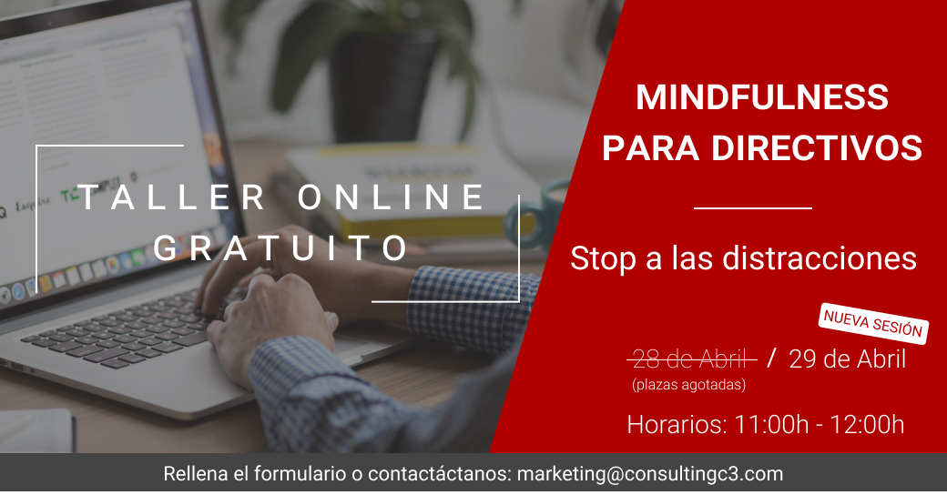 Taller Online gratuito de Mindfulness 28 y 29 de abril